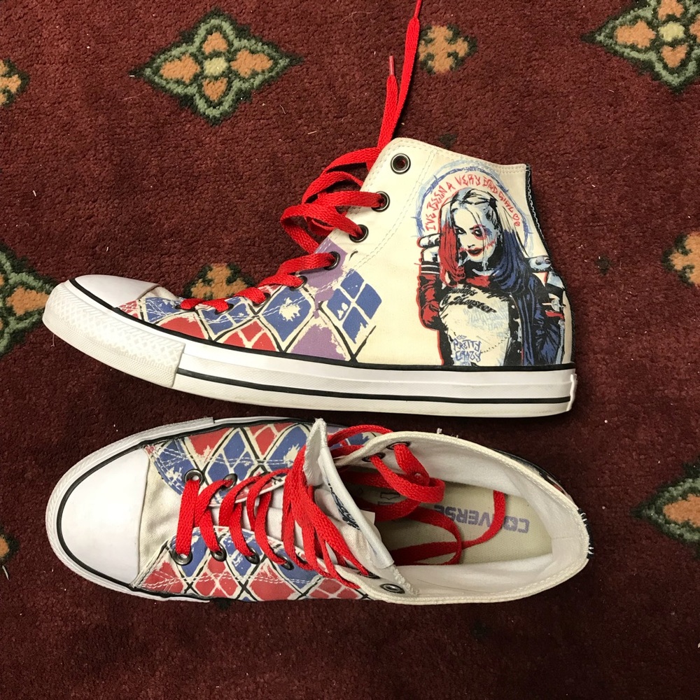 Harley Quinn Converse All-Star High Tops